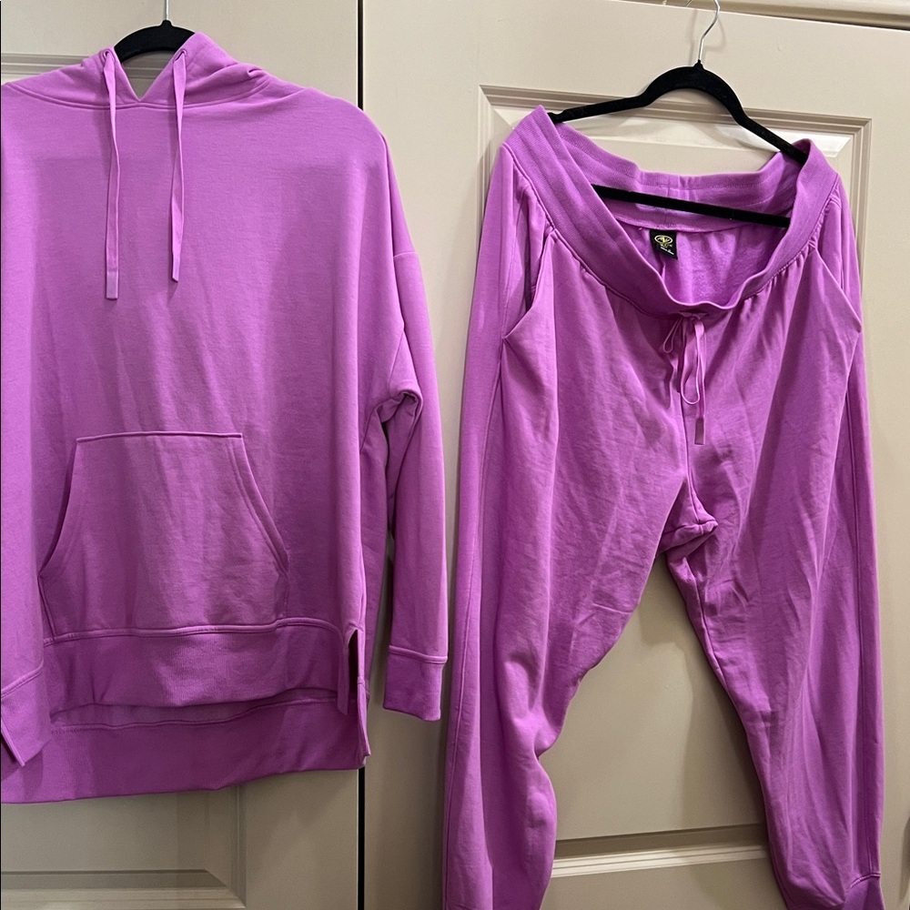 Athletic Works Pink Apparel Jogger Set Size XL